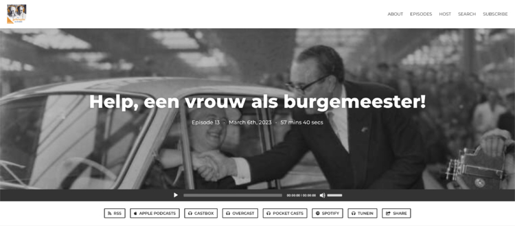 Help een vrouw als burgemeester podcastaflevering