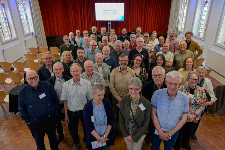 Groepsfoto Deelnemersdag Brabant Cloud 2024 (Foto: Ben Nienhuis, Erfgoed Brabant)