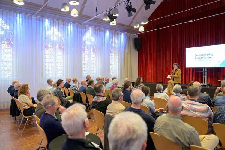 Plenaire presentatie Deelnemersdag Brabant Cloud 3 juni 2024 (Foto: Ben Nienhuis, Erfgoed Brabant)