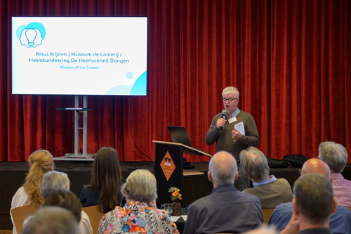 Presentatie Rinus Krijnen Deelnemersdag 2024 (Foto: Ben Nienhuis, Erfgoed Brabant)